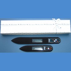 Gift set glass nail files Swarovski 2SW pattern Flower Gift sets Swarovski 