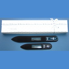 Gift set glass nail files Swarovski 2SW pattern Heart sv. VALENTINES