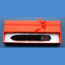 BOHEMIA gift set glass nail files Swarovski pattern 21-heart 