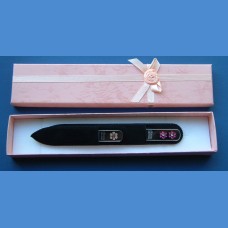 BOHEMIA gift set glass nail files Swarovski 2SW pattern 1-20  Gift sets Swarovski 