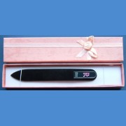 BOHEMIA Swarovski glass nail file – middle size 140/2mm, letter - "I" ALPHABET Swarovski