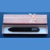 BOHEMIA Swarovski glass nail file – middle size 140/2mm, letter - "S" ALPHABET Swarovski