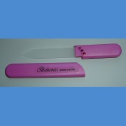 Glass glass nail file HARD with Swarovski stones - small size 90/2 mm  Extra-durable nail files