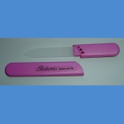 Glass glass nail file HARD with Swarovski stones - small size 90/2 mm 