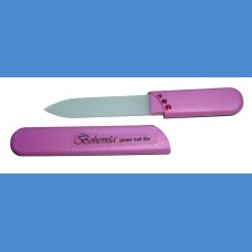 Glass glass nail file HARD with Swarovski stones - small size 90/2 mm  Extra-durable nail files