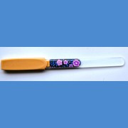 BOHEMIA glass nail file HARD-SW middle size 140/2mm  Extra-durable nail files