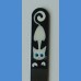 Skleněný pilnik malovaný střední 140/2mm Kočka vzor 4 Malované