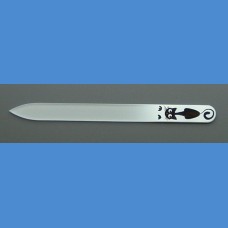 Skleněný pilnik malovaný střední 140/2mm Kočka vzor 4 Malované