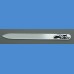 Painted glass nail file, middle size 140/2 mm, Cat pattern 5 Painted nail files