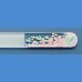 BOHEMIA Exclusive painted glass nail file, middle size 140/2 mm, sample No.7 Painted nail files