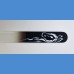 Painted glass nail file, middle size 140/2 mm, Horse pattern 10 Painted nail files