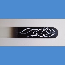 Skleněný pilnik malovaný střední 140/2mm Kůň vzor 11 Malované