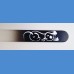 Painted glass nail file, middle size 140/2 mm, Dog pattern 4 Painted nail files