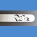 Painted glass nail file, middle size 140/2 mm, Dog pattern 7 Painted nail files