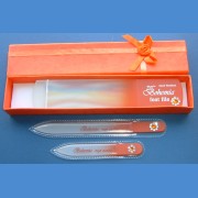 BOHEMIA gift pack foot file sample FLOWER (160/8mm + pilník 140/2mm a 90/2mm) Foot file