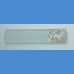 Exclusive decorated glass foot file, sample No.3   Painted nail files