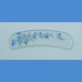 Exkluzivně malovaný Obloukový skleněný pilník na nehty vzor 1 Malované
