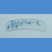 Exclusive decorated Arched glass nail file, sample No.1   Painted nail files