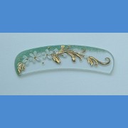 Exclusive decorated Arched glass nail file, sample No.2   Painted nail files