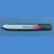 BOHEMIA pánský skleněný pilník na nehty - střední 140/2mm - dvoubarva Pro pány