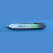 Glass nail file - small size 90/2 mm for men - double colour For men