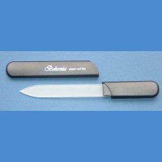 BOHEMIA glass glass nail file HARD for men small size 90/2 mm  For men
