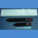 BOHEMIA Swarovski 2SW gift pack glass nail files + blue motive tweezer Tweezers and sets
