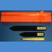 Gift set glass nail files Swarovski pattern 35 Gift sets Swarovski 