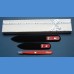 Swarovski 2SW gift pack glass nail files + red motive tweezer Tweezers and sets