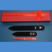 BOHEMIA gift set glass nail files Swarovski pattern 8 Gift sets Swarovski 