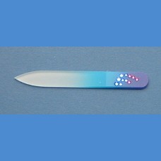 Glass nail small Swarovski size 90/2mm, pattern No. 34 With Swarovski crystals