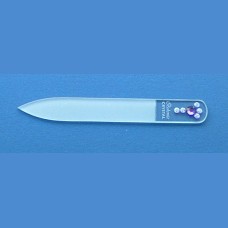 BOHEMIA glass nail small Swarovski size 90/2mm, pattern No. 3 With Swarovski crystals