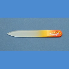 Skleněný pilník na nehty Swarovski malý 90/2mm vzor 32 S kameny Swarovski