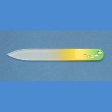 Skleněný pilník na nehty Swarovski malý 90/2mm vzor 35 S kameny Swarovski