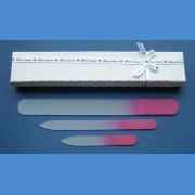 BOHEMIA gift set glass nail files 1+1+1 Gift pack nails