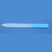 BOHEMIA Glass nail file - big size 200/3 mm - monochromatic Basic line