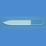 BOHEMIA Glass nail file - big size 200/3 mm - monochromatic Basic line