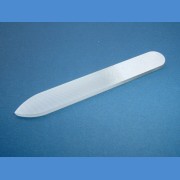 BOHEMIA Glass nail file - big size 200/3 mm - monochromatic Basic line