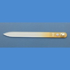 BOHEMIA Middle size glass nail file 140/2mm, ZODIAK ARIES Zodiacs