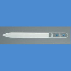 Middle size glass nail file sandblasted Swarovski 140/2mm, ZODIAK ARIES Zodiacs