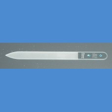 Middle size glass nail file sandblasted Swarovski 140/2mm, ZODIAK VIRGIN Zodiacs
